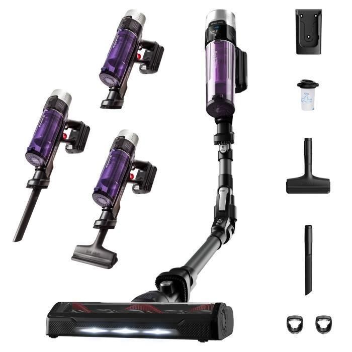Rowenta x -force flex 9.60 alergia - aspiradora de escobas inalámbricas, tubo flexible, ultra luz, 45 minutos de autonomía, kit de alergia, rh2038wo Rowenta x -force flex 9.60 alergia - aspiradora de escobas inalámbricas, tubo flexible, ultra luz, 45 minutos de autonomía, kit de alergia, rh2038wo