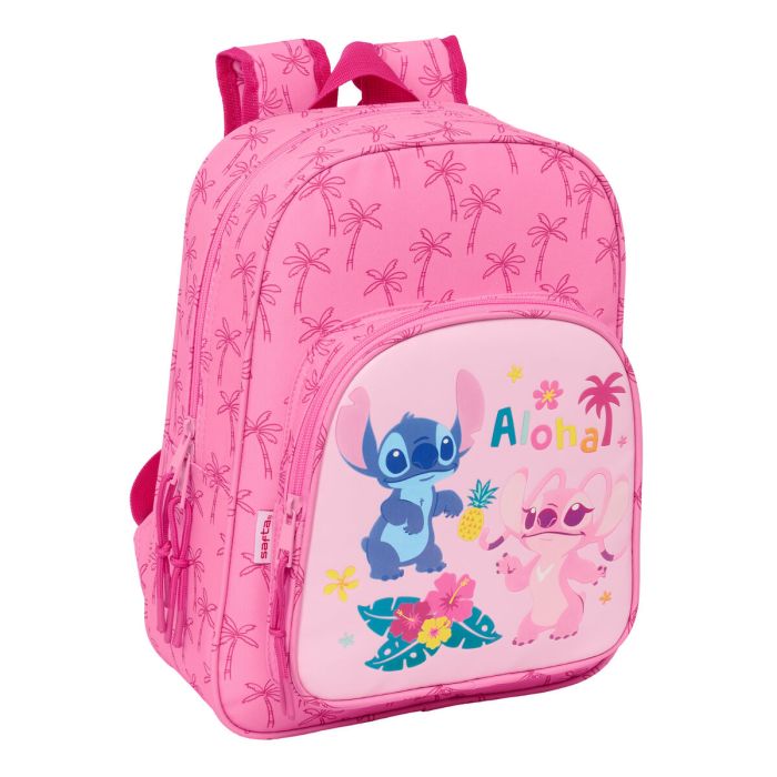 Mochila Escolar Lilo & Stitch Chill Rosa Menta 26 x 34 x 11 cm 1 Mochila Escolar Lilo & Stitch Chill Rosa Menta 26 x 34 x 11 cm 1