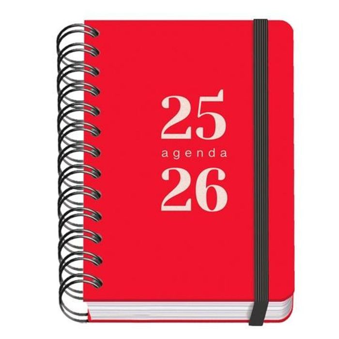 Agenda DOHE GRAMMAR Rojo A6 120 x 170 mm 2025-2026 (20 Unidades) 1 Agenda DOHE GRAMMAR Rojo A6 120 x 170 mm 2025-2026 (20 Unidades) 1
