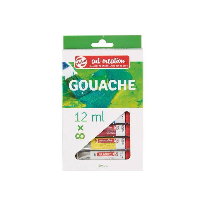 Tempera Talens Art Creation Set Iniciacion 12 Ml (Tubo) Estuche De 8