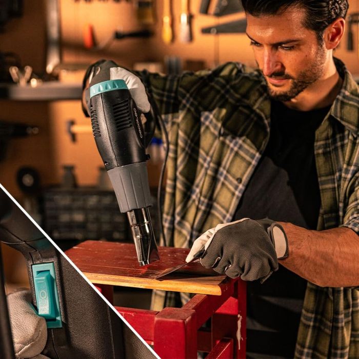 Cecotec Pistola de aire caliente Hell Gun 3500 2000 W 550ºC 500 L/min con 4 boquillas 3