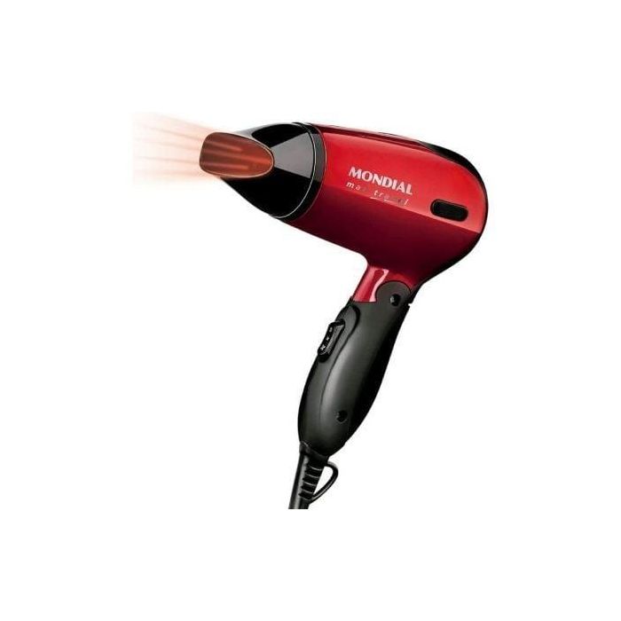 Secador Mondial Max Travel SC10/ 1200W/ Rojo 0 Secador Mondial Max Travel SC10/ 1200W/ Rojo 0