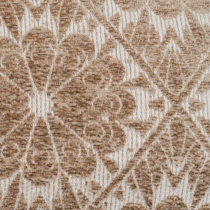 Cojín Blanco-Verde Algodón / Poliéster 45 X 45 cm