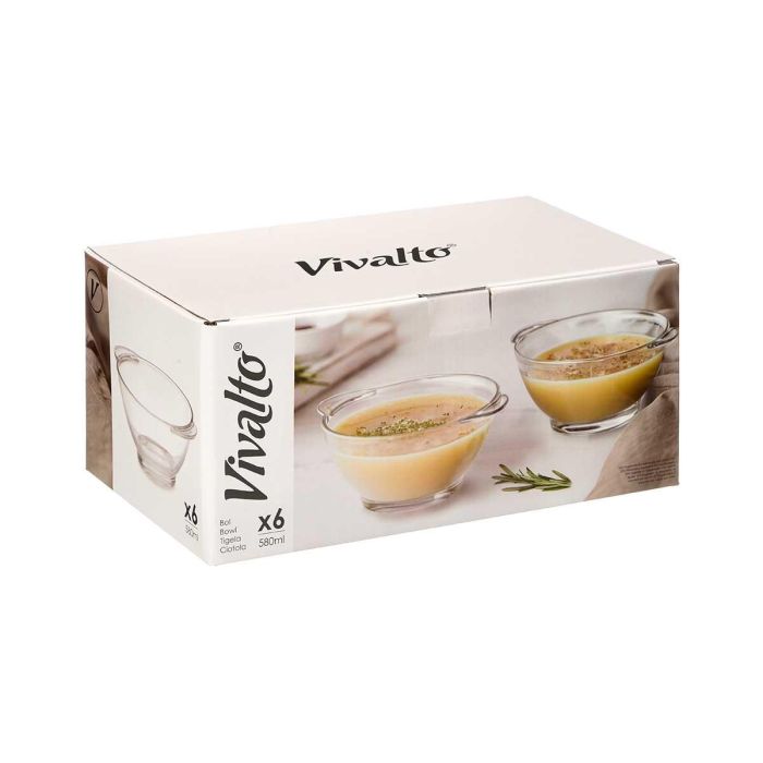 Bol Consome Asas 580Ml Vivalto 18X7CM (24 Unidades) 2 Bol Consome Asas 580Ml Vivalto 18X7CM (24 Unidades) 2