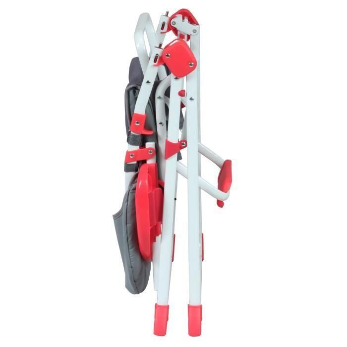 BAMBIKID Trona fija - A partir de 6 meses - Mixta - Gris y rojo 2 BAMBIKID Trona fija - A partir de 6 meses - Mixta - Gris y rojo 2