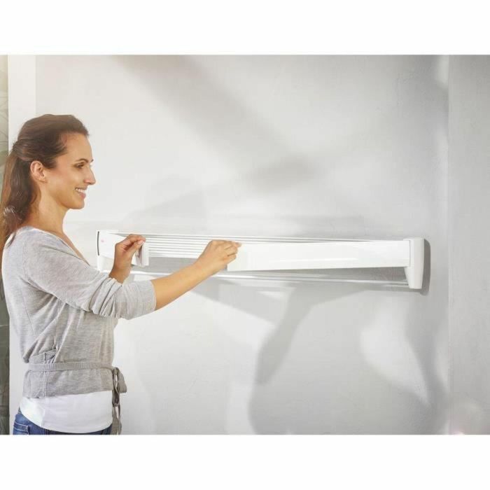 Leifheit TELEGANT 36 Protect Plus Secador de pared con 3,60 m de tendedero, toallero y dimensiones 72x37 cm 2 Leifheit TELEGANT 36 Protect Plus Secador de pared con 3,60 m de tendedero, toallero y dimensiones 72x37 cm 2
