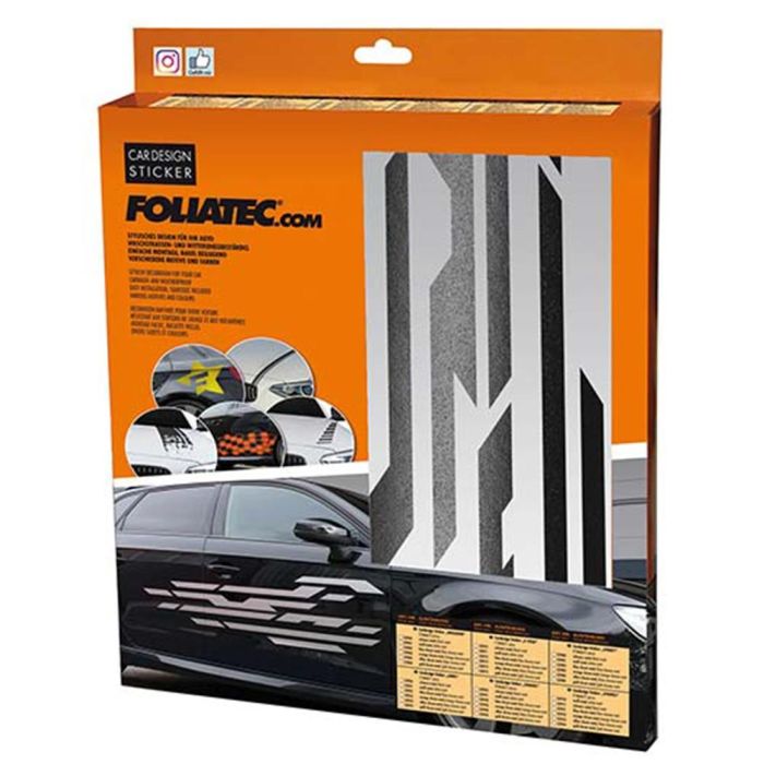 Foliatec FO33980 Pegatina para Coche Diseño Street Negro 35 x 150 cm Pack de 2 Piezas 0 Foliatec FO33980 Pegatina para Coche Diseño Street Negro 35 x 150 cm Pack de 2 Piezas 0