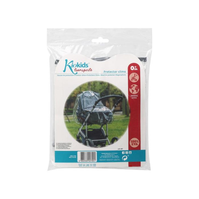 KioKids Protector Impermeable Transparente de Lluvia y Viento Universal para Cochecito de Bebé con Ventilación 3 KioKids Protector Impermeable Transparente de Lluvia y Viento Universal para Cochecito de Bebé con Ventilación 3