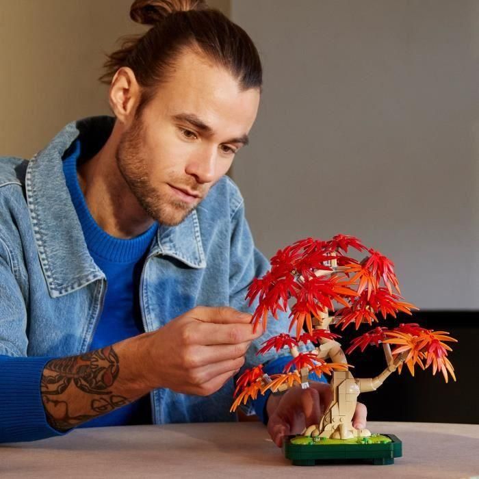 LEGO Bonsái de Arce Rojo Japonés Kit de Construcción para Adultos 474 Piezas Colección Botanicals Decoración Hogar Oficina Planta Eterna 4 LEGO Bonsái de Arce Rojo Japonés Kit de Construcción para Adultos 474 Piezas Colección Botanicals Decoración Hogar Oficina Planta Eterna 4