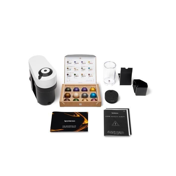 Krups Nespresso yy4889fd Virtuo White Pop Coffee Capsules, cafetera compacta, 4 taza de tamaños, espresso, Bluetooth 2