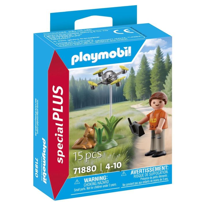 Playmobil 71880 Rescate de Cervatillo con Dron Special Plus para Niños +4 Años