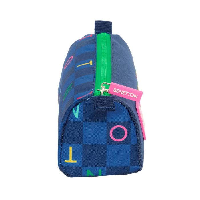 Portatodo Benetton Damero Azul marino 21 x 8 x 7 cm 2 Portatodo Benetton Damero Azul marino 21 x 8 x 7 cm 2