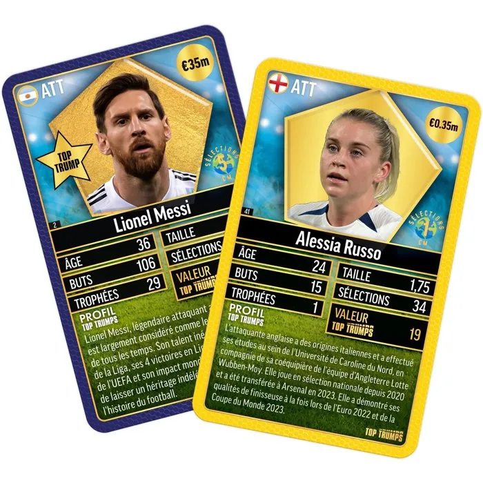 Winning Moves Top Trumps World Football Stars TOP 200 - Paquete Coleccionista - Juego de Mesa - WIN5036905061223 3