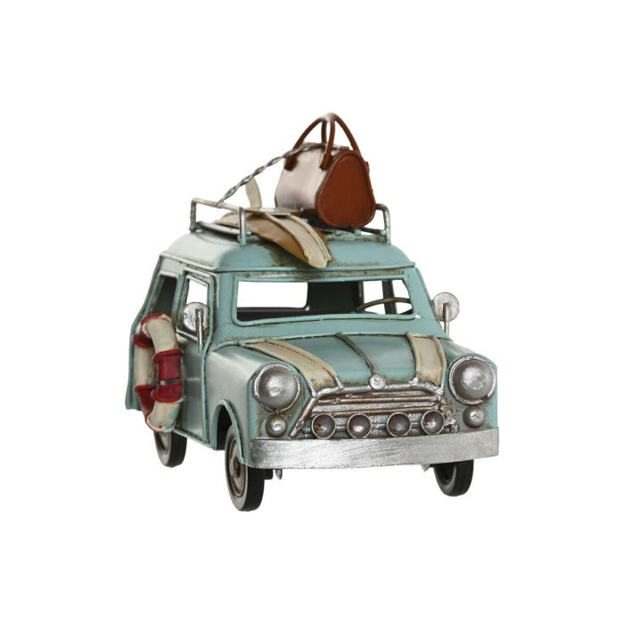 Figura Decorativa Home ESPRIT Azul Rojo Azul cielo 16 x 8,5 x 10,5 cm (3 Unidades) 3