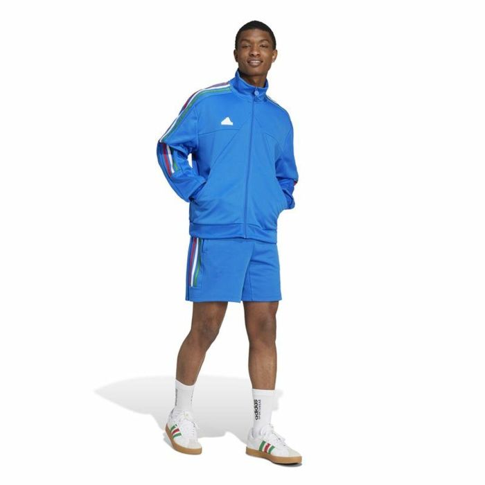 Pantalón Corto Deportivo Adidas Tiro Nations Pack Azul Verde Pantalón Corto Deportivo Adidas Tiro Nations Pack Azul Verde