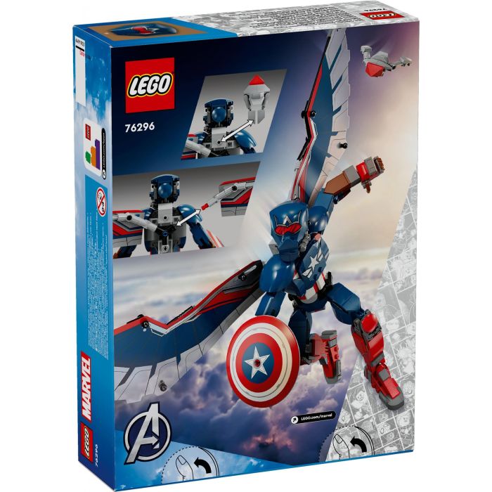 Lego Juego de Construcción Marvel Super Heroes Capitán América. Set de Ladrillos de Construcción Juguete para Niños y Coleccionistas 8+ Años 12 Lego Juego de Construcción Marvel Super Heroes Capitán América. Set de Ladrillos de Construcción Juguete para Niños y Coleccionistas 8+ Años 12