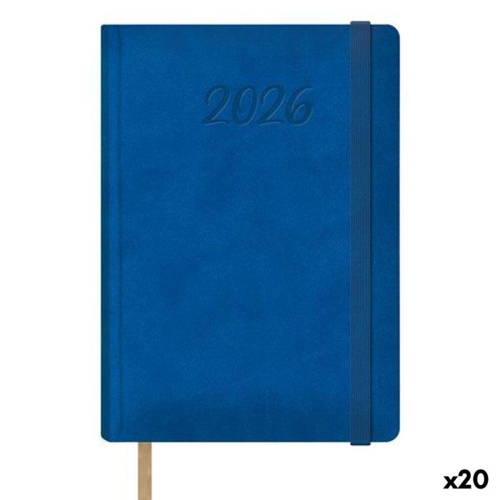 Agenda DOHE SAMBA Azul 1/4 15 x 21 cm 2026 (20 Unidades)