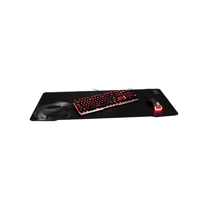 MSI Agility GD70 Alfombrilla de ratón para juegos Negro - 900x400mm - Bordes contra enrollamiento - J02-VXXXXX1-EB9 4 MSI Agility GD70 Alfombrilla de ratón para juegos Negro - 900x400mm - Bordes contra enrollamiento - J02-VXXXXX1-EB9 4