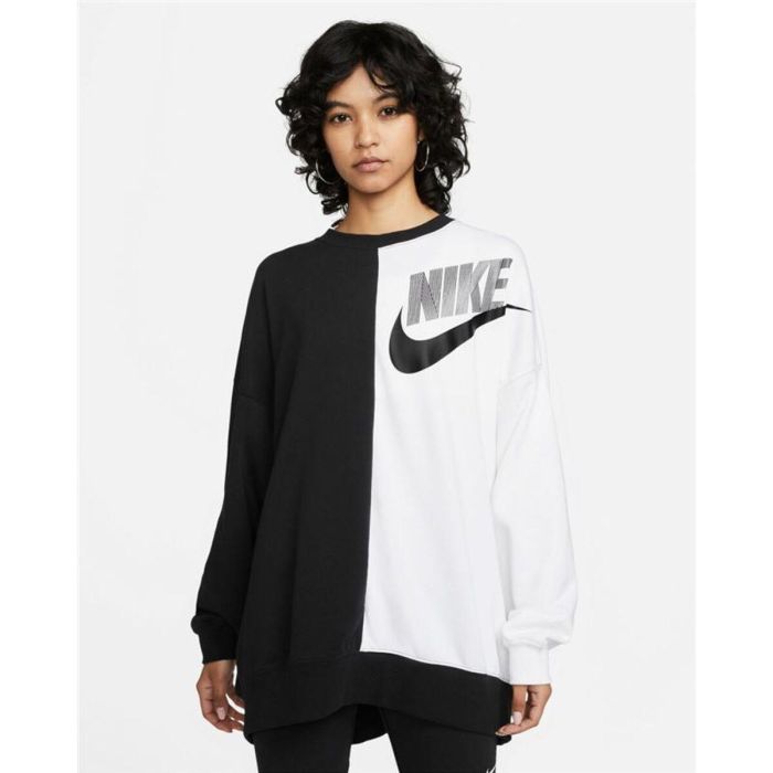 Sudadera sin Capucha Mujer Nike Sportswear Negro 2