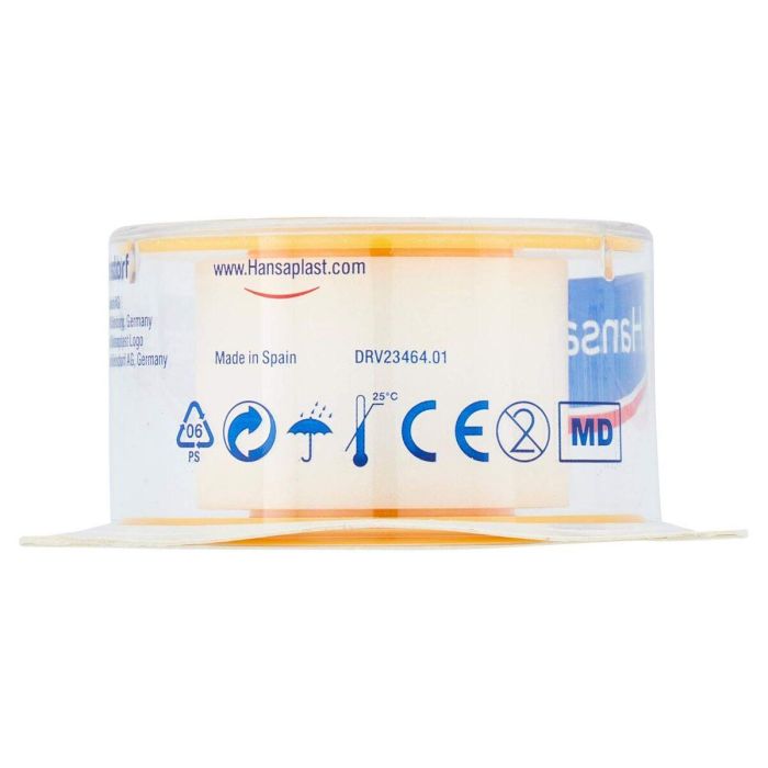 Hansaplast Esparadrapo Soft Hipoalergénico 5 m x 2,5 cm para Piel Sensible 2
