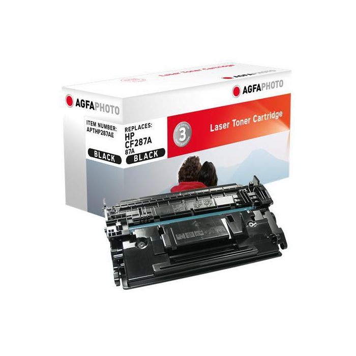 AgfaPhoto CF287A Tóner Láser Compatible para HP Negro 9000 Páginas, 3 Años Garantía