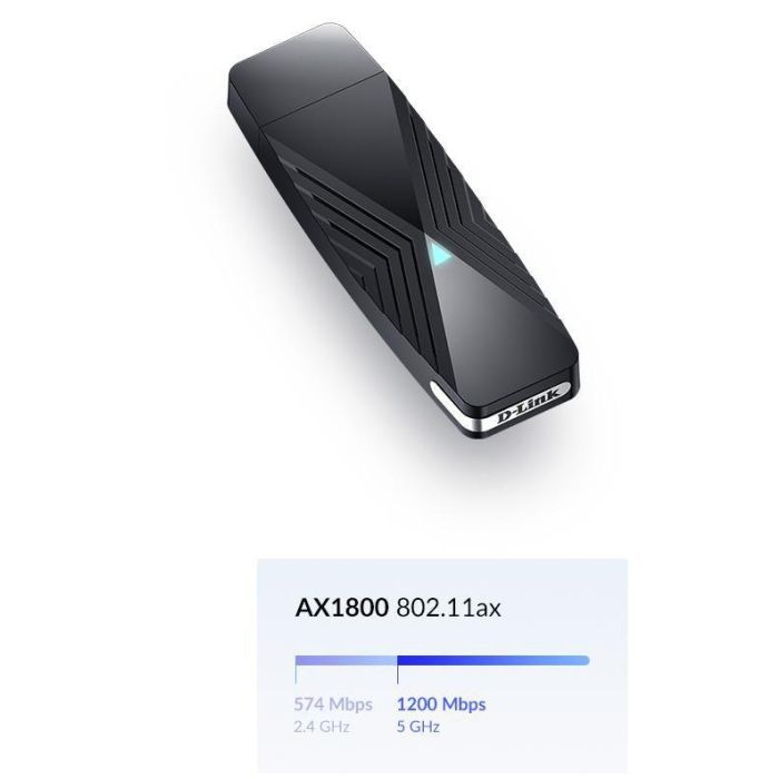 Adaptador USB - WiFi D-Link DWA-X1850/ 1774 Mbps 5 Adaptador USB - WiFi D-Link DWA-X1850/ 1774 Mbps 5