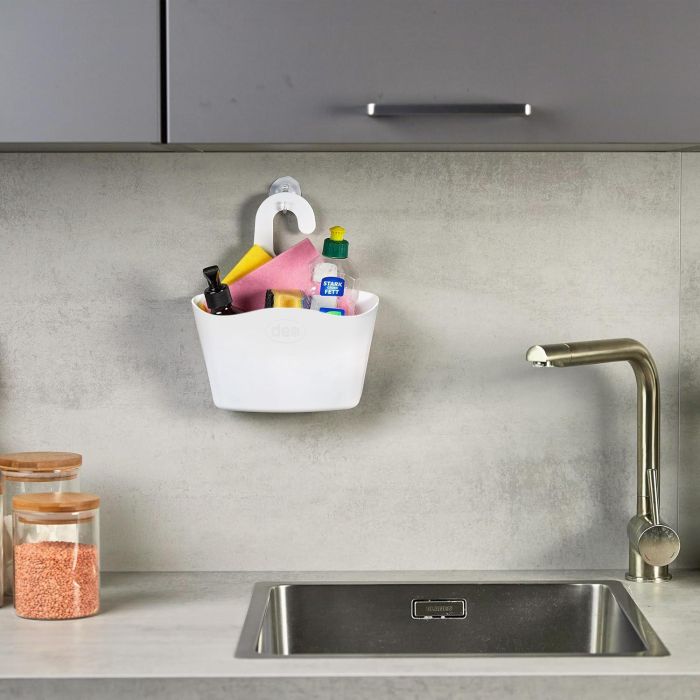 Inde Cesta Organizadora Multiusos Dem para Ducha de Plástico - 26 cm Largo x 8,5 cm Ancho x 14,5 cm Alto (12 Unidades) 5 Inde Cesta Organizadora Multiusos Dem para Ducha de Plástico - 26 cm Largo x 8,5 cm Ancho x 14,5 cm Alto (12 Unidades) 5