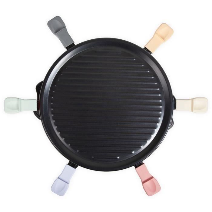 Livoo DOC207P Raclette para 6 personas, 800W con grill extraíble, 6 espátulas y 6 ollas para fondue 1 Livoo DOC207P Raclette para 6 personas, 800W con grill extraíble, 6 espátulas y 6 ollas para fondue 1