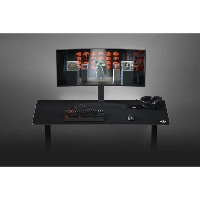 Steelseries Alfombrilla de Ratón para Juegos QCK 3XL Superficie Microtejida 1220 x 590 x 3 mm Negra 4