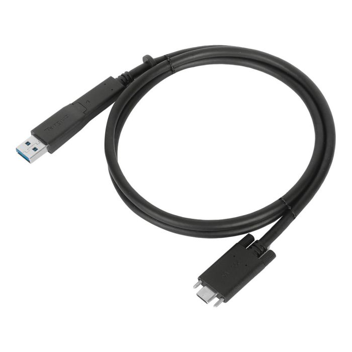 Targus ACC1135GLX Cable USB-C Macho a USB-C Macho 1.8m USB 3.2 Gen 1 (3.1 Gen 1) Negro 1