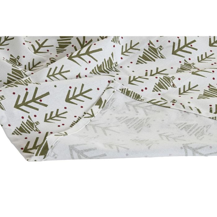 DKD Home Decor Camino de Mesa de Navidad Alpina con Patrón de Árboles, de Poliéster, Colores Verde y Blanco, 150x50 cm 1 DKD Home Decor Camino de Mesa de Navidad Alpina con Patrón de Árboles, de Poliéster, Colores Verde y Blanco, 150x50 cm 1