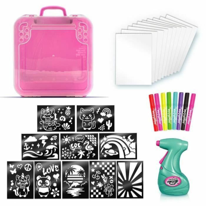 Juego de Manualidades Canal Toys Airbrush Art Blanco Plástico 3 Juego de Manualidades Canal Toys Airbrush Art Blanco Plástico 3