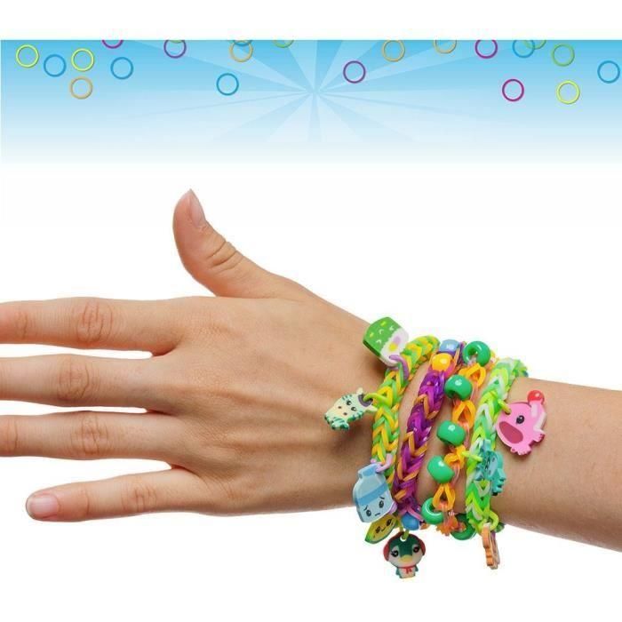 Bandai - Rainbow Loom Mega Combo Set - Fabricación de pulseras - Telar con 5600 elásticos - Dijes y cuentas - CD00101 2 Bandai - Rainbow Loom Mega Combo Set - Fabricación de pulseras - Telar con 5600 elásticos - Dijes y cuentas - CD00101 2