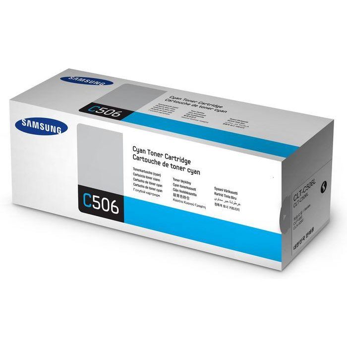 Samsung CLT-C506L High-Yield Cyan Original Toner Cartridge 1 Samsung CLT-C506L High-Yield Cyan Original Toner Cartridge 1