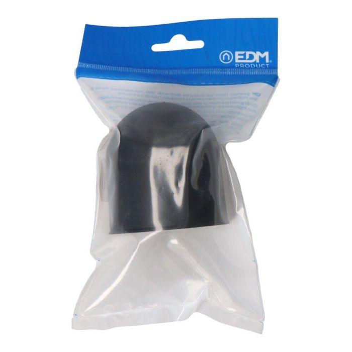 Edm Florón de Techo Ø7,5cm Negro Plástico Edm Florón de Techo Ø7,5cm Negro Plástico