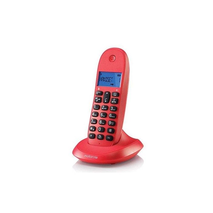 Telefono Motorola C1001 Lb+ Wireless Inalambrico Rojo Telefono Motorola C1001 Lb+ Wireless Inalambrico Rojo