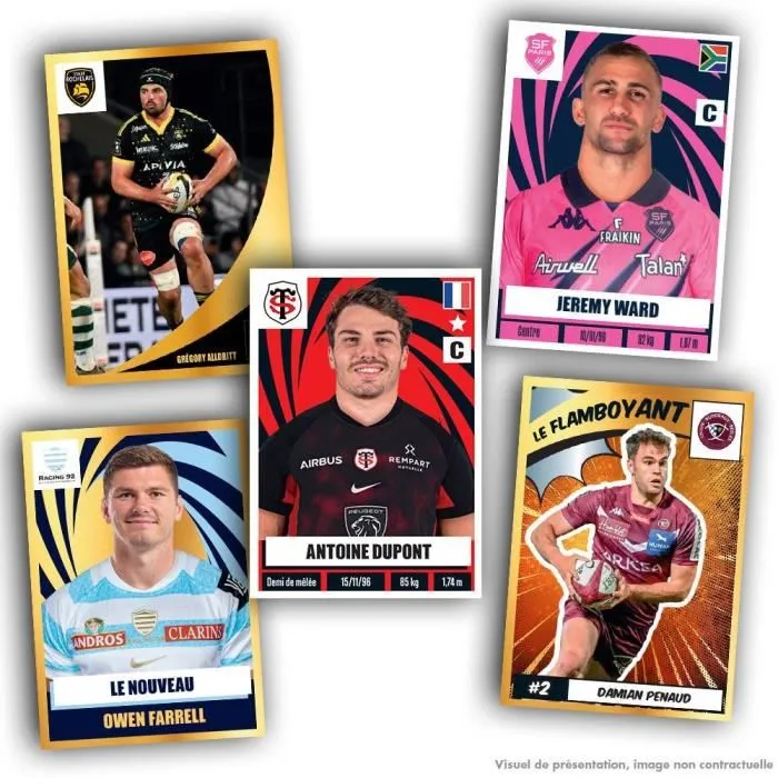 Panini PAN8051708020922 Pack de Inicio Álbum Rugby Top 14 2024-2025 con 2 Fundas y 2 Cromos Gratis 3 Panini PAN8051708020922 Pack de Inicio Álbum Rugby Top 14 2024-2025 con 2 Fundas y 2 Cromos Gratis 3