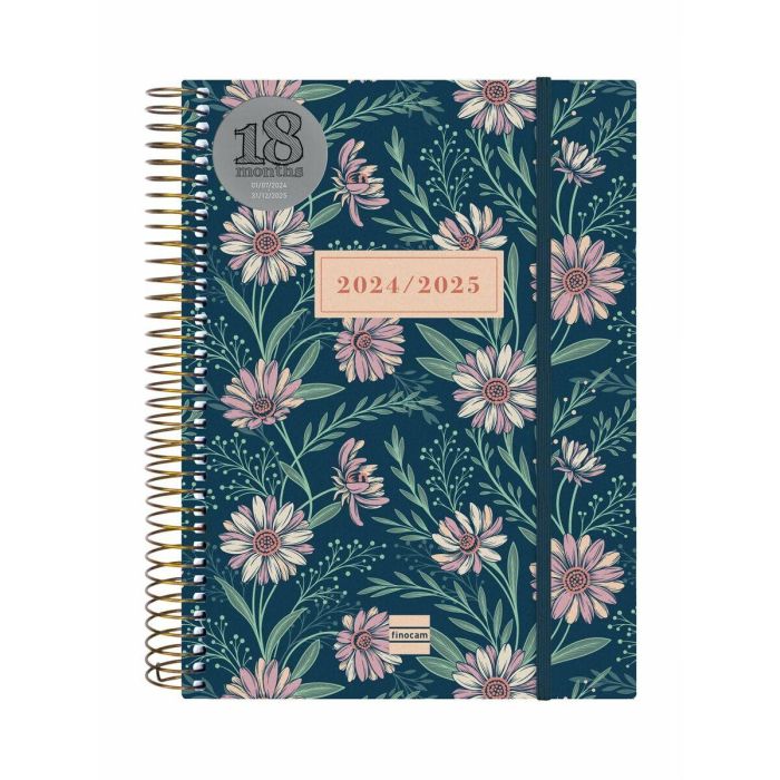 Agenda Finocam Daisy Multicolor A5 15,5 x 21,2 cm 2024-2025 5