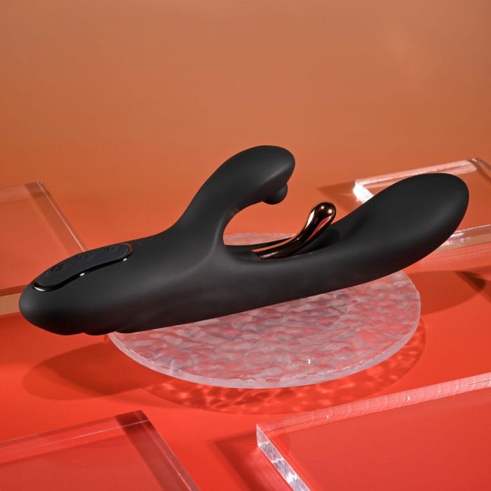 Vibrador Doble Estimulación Evolved Playboy Negro 17 Vibrador Doble Estimulación Evolved Playboy Negro 17