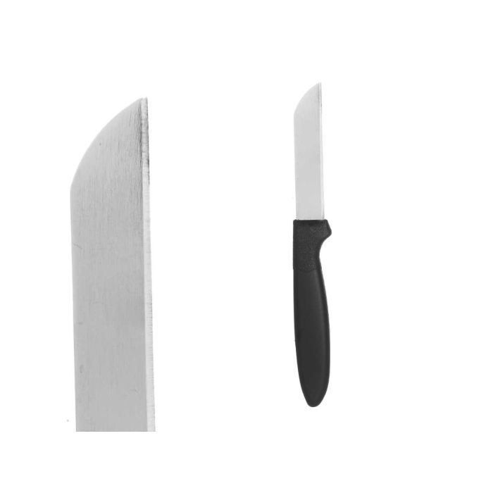 Set 4 Cuchillos Peladores Negros Kinvara - Acero Inoxidable, 12.5x26.2x1 cm (12 Unidades) 1 Set 4 Cuchillos Peladores Negros Kinvara - Acero Inoxidable, 12.5x26.2x1 cm (12 Unidades) 1