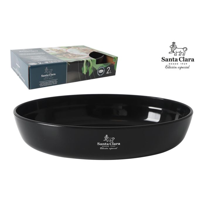 Inde Fuente Oval Horno de Borosilicato 2L - 30 x 20,8 x 6,2 cm (2 Unidades)