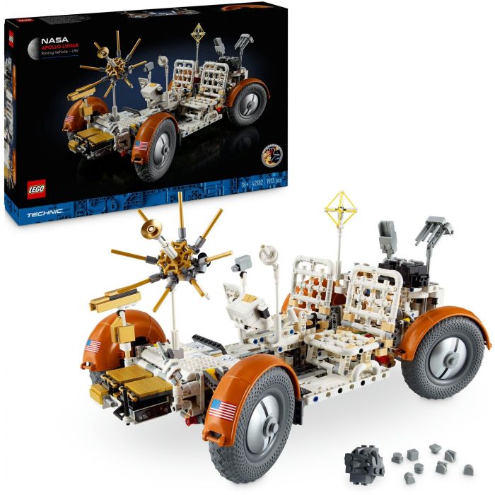 LEGO 42182 Technic Vehículo de Exploración Lunar Apollo de la NASA - LRV Space Rover para Adultos 2 LEGO 42182 Technic Vehículo de Exploración Lunar Apollo de la NASA - LRV Space Rover para Adultos 2