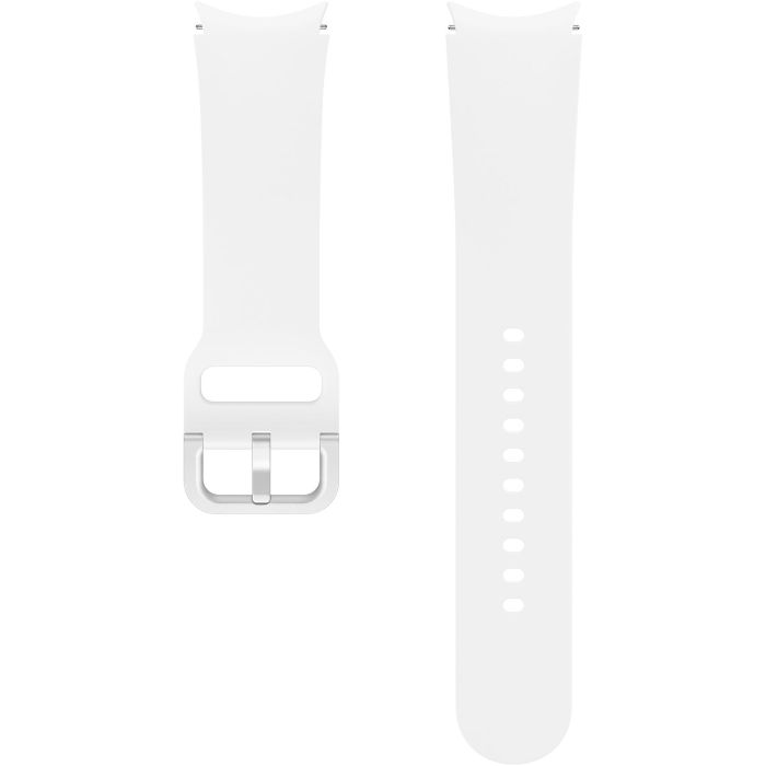 Samsung ET-SFR91LWEGEU. Correa Sport Band para Samsung Galaxy Watch4, Watch5, Watch5 Pro (20mm, Talla M/L, Blanco)