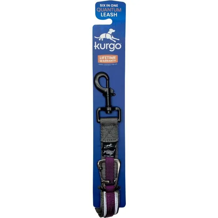 Kurgo KUR0729849177475 Correa Manos Libres 6 Posiciones 120-180 cm Morado 1 Kurgo KUR0729849177475 Correa Manos Libres 6 Posiciones 120-180 cm Morado 1