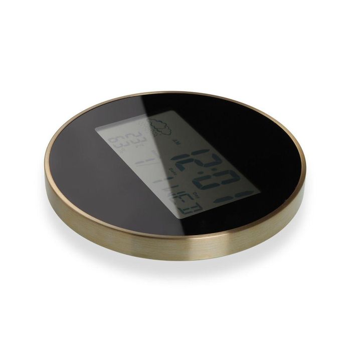 Reloj de Pared Versa Negro Plástico Minimalista 4,1 x 30 x 30 cm 2 Reloj de Pared Versa Negro Plástico Minimalista 4,1 x 30 x 30 cm 2