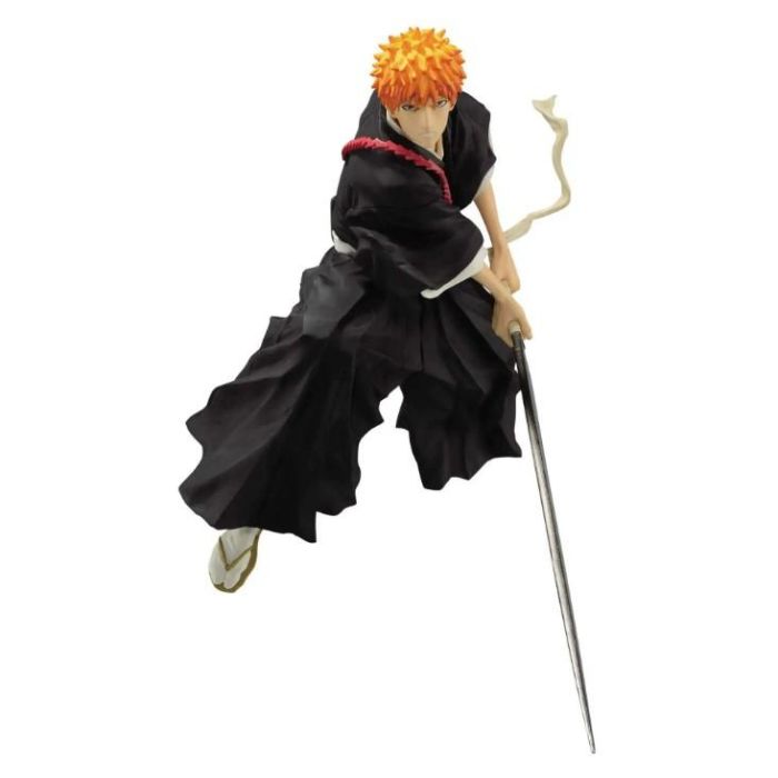 Banpresto Figura Coleccionable Ichigo Kurosaki de Bleach, Línea Soul Entered, Fabricada en PVC, 13 cm de Alto