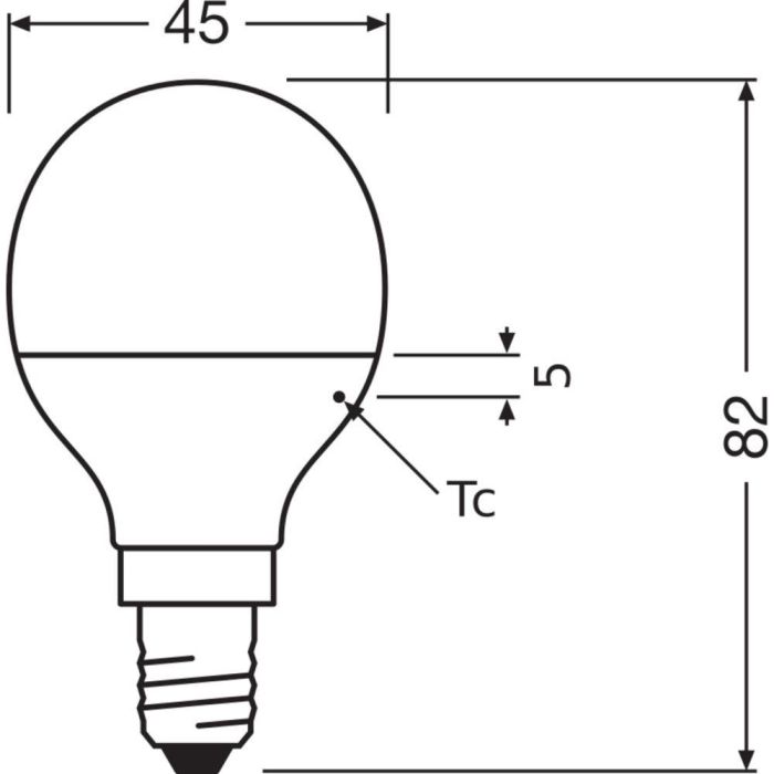 Ledvance Osram LVE-4058075147898 Bombilla LED Classic E14 4.9W 470Lm 2700K 200º Bola Pequeña No Regulable IP20 2 Ledvance Osram LVE-4058075147898 Bombilla LED Classic E14 4.9W 470Lm 2700K 200º Bola Pequeña No Regulable IP20 2