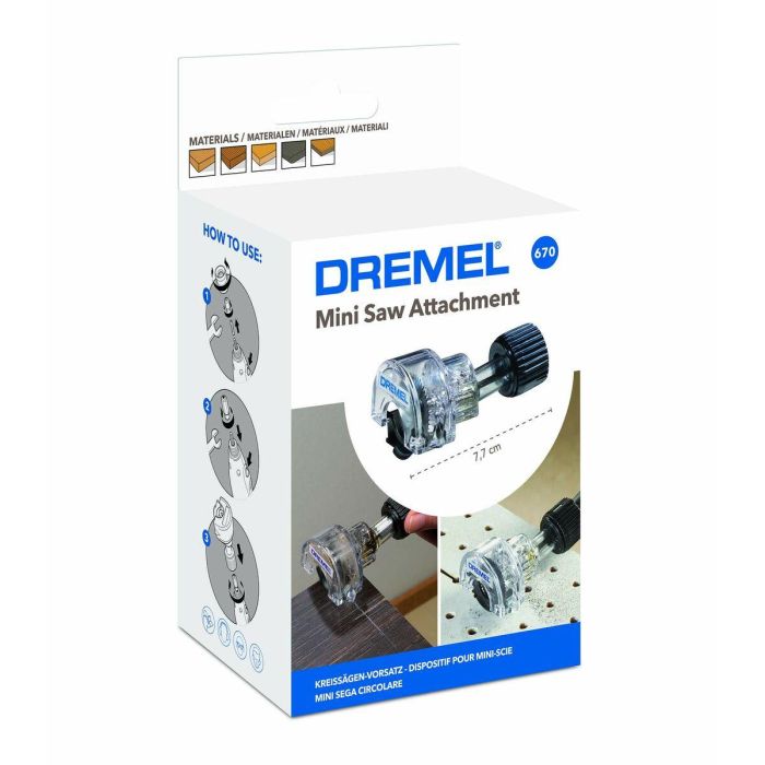 Accesorio para multiherramienta Dremel 670 Adaptador de sierra 4