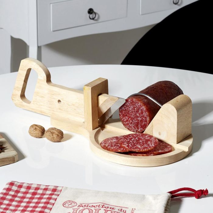 Cook Concept Cortador Embutido Redondo Colección Bistrot para Aperitivos de Madera 4