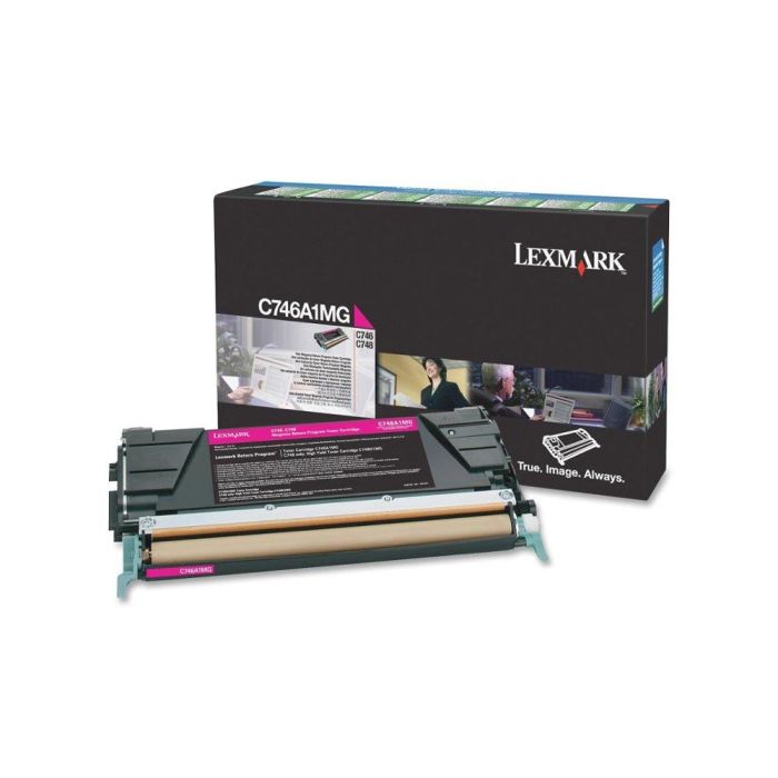 Toner Lexmark Laser C746A1 mg C746 - C748 Magenta 7000 Paginas 1